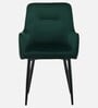 Beverly Velvet Fabric Arm Chair In Green Color