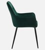 Beverly Velvet Fabric Arm Chair In Green Color