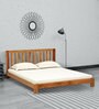 Bexley Solid Wood King Size Bed In Natural Finish
