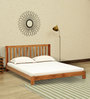 Bexley Solid Wood King Size Bed In Natural Finish