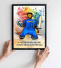 Beyond Failure and Success of Batsman in Cricket Framed Art Print for Home Decor