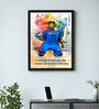 Beyond Failure and Success of Batsman in Cricket Framed Art Print for Home Decor