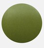 Bezel Leatherette Seating Stool In Green Colour