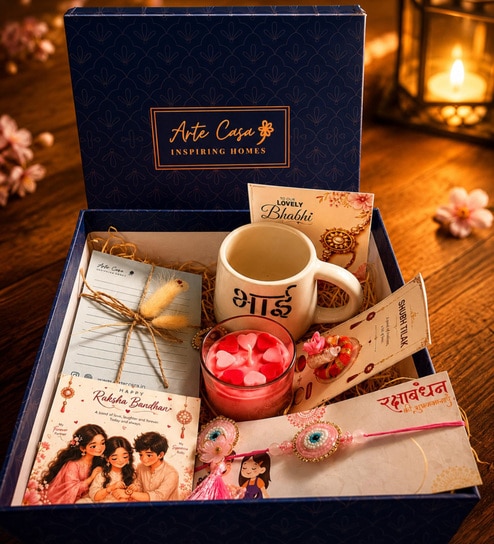 artecasa Bhai Blessings Candle Hamper-picture-20