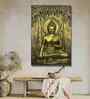 Bhumisparsha Mudra Buddha 3D Relief Mural
