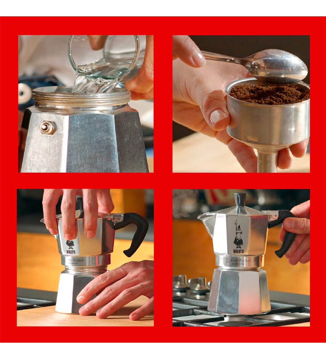 Buy Bialetti Moka Express 3 Cup Espresso Maker/Percolator/Stovetop