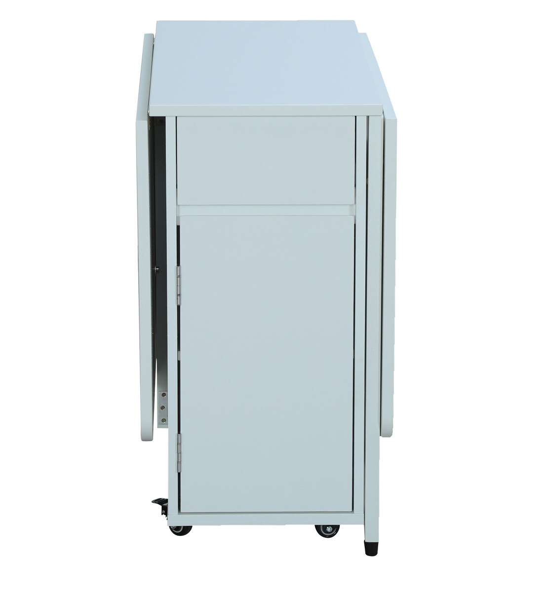 Buy 6 Seater Foldable Dining Table in White Finish by Space