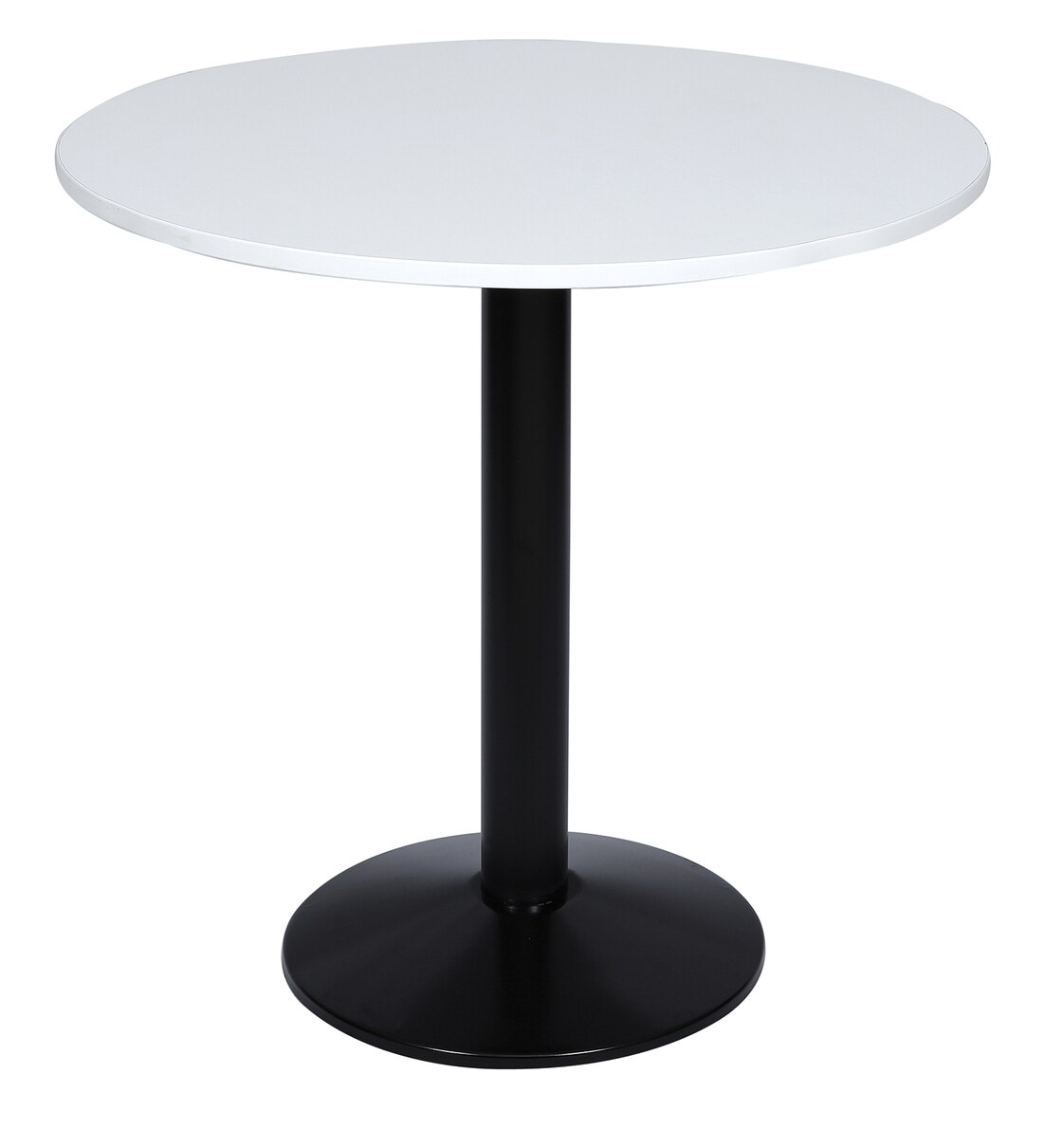 Buy Bistro Round Cafeteria Table in Frosty White Colour by Fullstock