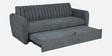 Bianca 3 Seater Fabric Sofa Cum in Steel Grey Colour