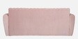 Bianca Velvet Pull-Out Sofa Cum Bed in Baby Pink Colour