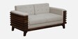 Binche Sheesham Wood 2 Seater Sofa In Beige Colour