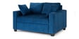 Bingo Fabric 2 Seater Sofa In Cool Cobalt Colour