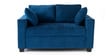 Bingo Fabric 2 Seater Sofa In Cool Cobalt Colour