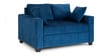 Bingo Fabric 2 Seater Sofa In Cool Cobalt Colour