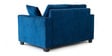 Bingo Fabric 2 Seater Sofa In Cool Cobalt Colour