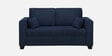 Bingo Fabric 2 Seater Sofa In Cool Cobalt Colour