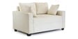 Bingo Fabric 2 Seater Sofa In Creamy Cashmere Colour