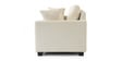 Bingo Fabric 2 Seater Sofa In Creamy Cashmere Colour