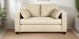 Bingo Fabric 2 Seater Sofa In Creamy Cashmere Colour