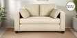 Bingo Fabric 2 Seater Sofa In Creamy Cashmere Colour