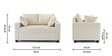 Bingo Fabric 2 Seater Sofa In Creamy Cashmere Colour