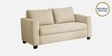Bingo Fabric 2 Seater Sofa In Creamy Cashmere Colour