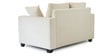 Bingo Fabric 2 Seater Sofa In Creamy Cashmere Colour