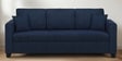 Bingo Fabric 3 Seater Sofa In Cool Cobalt Colour