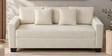 Bingo Fabric 3 Seater Sofa In Creamy Cashmere Colour