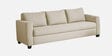 Bingo Fabric 3 Seater Sofa In Creamy Cashmere Colour