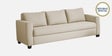 Bingo Fabric 3 Seater Sofa In Creamy Cashmere Colour