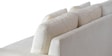 Bingo Fabric 3 Seater Sofa In Creamy Cashmere Colour