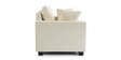 Bingo Fabric 3 Seater Sofa In Creamy Cashmere Colour