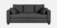 Bingo Fabric 3 Seater Sofa In Grey Colour