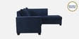 Bingo Fabric LHS Sectional Sofa (2+ Lounger) In Cool Cobalt Colour