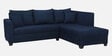 Bingo Fabric LHS Sectional Sofa (2+ Lounger) In Cool Cobalt Colour