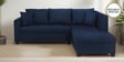 Bingo Fabric LHS Sectional Sofa (2+ Lounger) In Cool Cobalt Colour