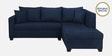 Bingo Fabric LHS Sectional Sofa (2+ Lounger) In Cool Cobalt Colour