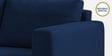 Bingo Fabric LHS Sectional Sofa (2+ Lounger) In Cool Cobalt Colour