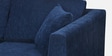 Bingo Fabric LHS Sectional Sofa (2+ Lounger) In Cool Cobalt Colour
