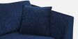Bingo Fabric LHS Sectional Sofa (2+ Lounger) In Cool Cobalt Colour