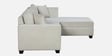 Bingo Fabric LHS Sectional Sofa (2+ Lounger) In Creamy Cashmere Colour