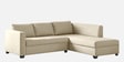Bingo Fabric LHS Sectional Sofa (2+ Lounger) In Creamy Cashmere Colour