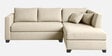 Bingo Fabric LHS Sectional Sofa (2+ Lounger) In Creamy Cashmere Colour