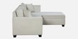Bingo Fabric LHS Sectional Sofa (2+ Lounger) In Creamy Cashmere Colour