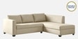 Bingo Fabric LHS Sectional Sofa (2+ Lounger) In Creamy Cashmere Colour