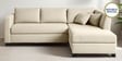 Bingo Fabric LHS Sectional Sofa (2+ Lounger) In Creamy Cashmere Colour