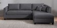 Bingo Fabric LHS Sectional Sofa (2+ Lounger) In Grey Colour