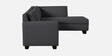 Bingo Fabric LHS Sectional Sofa (2+ Lounger) In Grey Colour