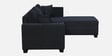 Bingo Fabric LHS Sectional Sofa (2+ Lounger) In Grey Colour